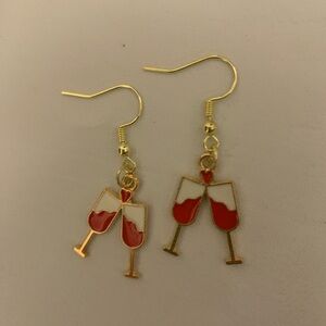 Wine Glass Earrings